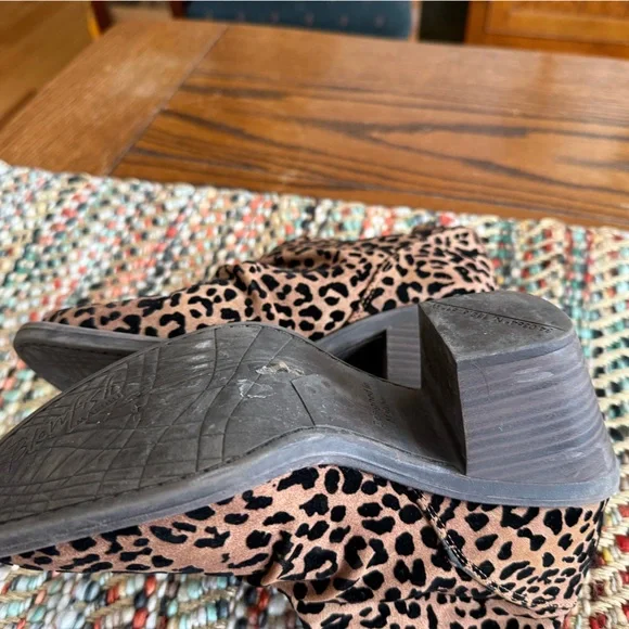 Blowfish Leopard Print Ankle Booties - Picture 4 of 8